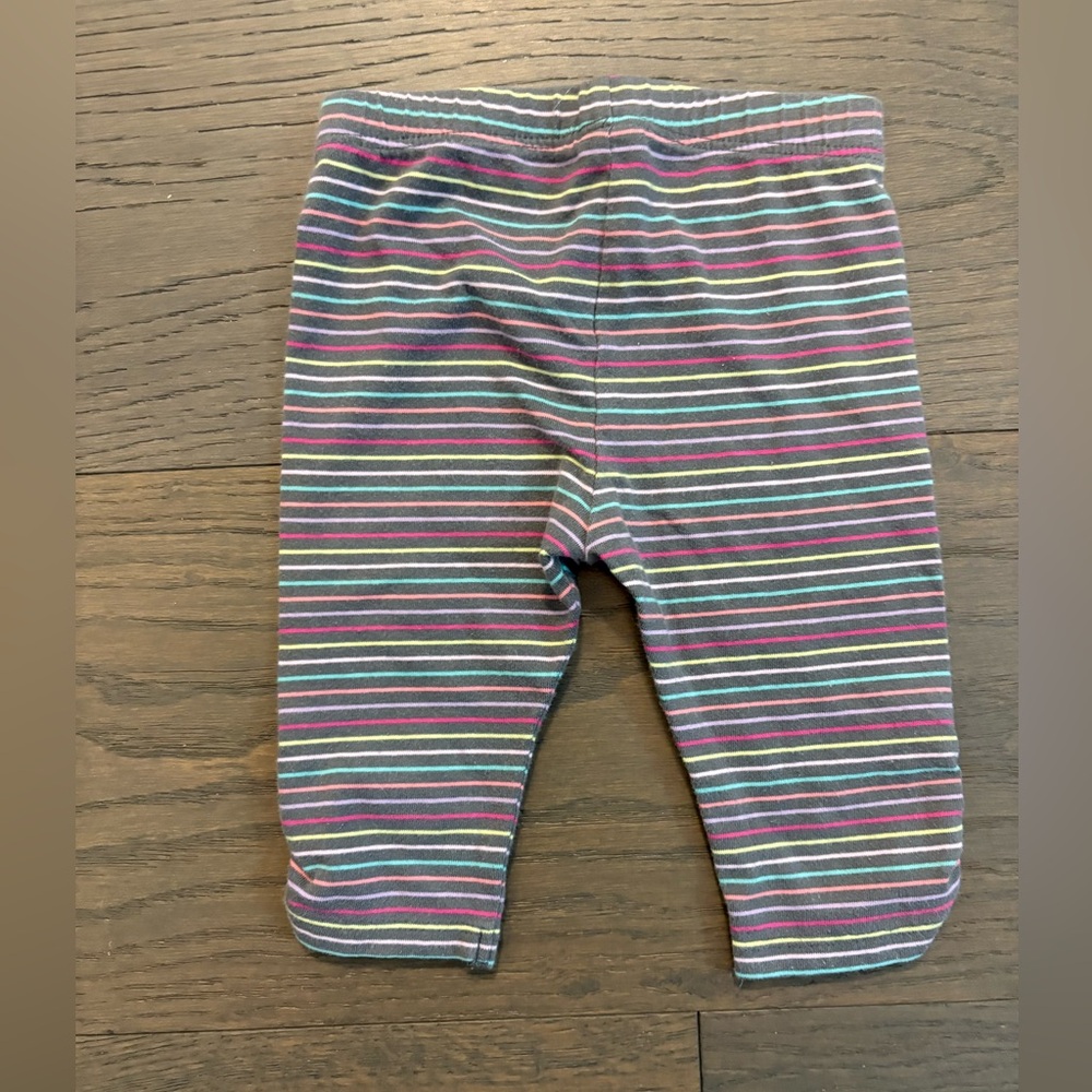 Virgo baby girl striped pants 0-3M NWT retail $24